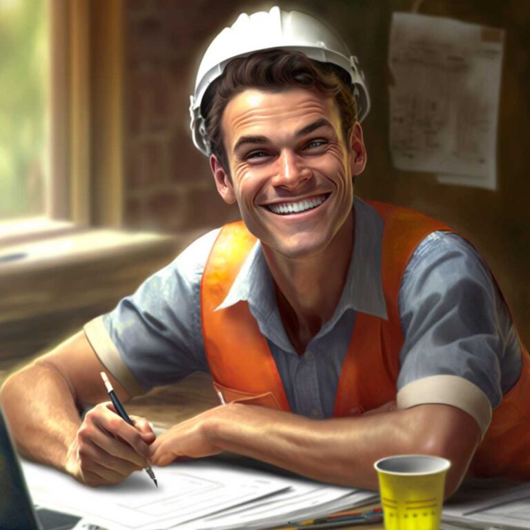 Definicion de ergonomia en el que sale un hombre sentado al ordenador